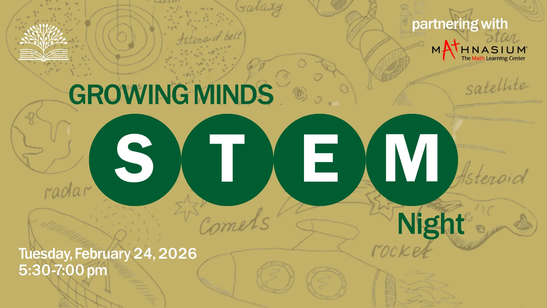 STEM Night at Growing Minds Preschool and Academy where kids play games and learn more about math.